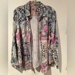 Chico's Multicolor Floral Blouse